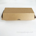 Scatola ondulata di hotdog personalizzata stampare scatola di cartone ondulata